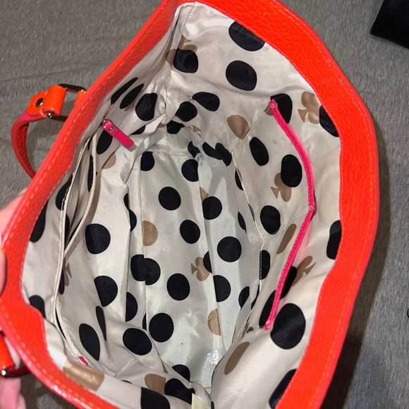 Kate Spade Grove Court Michelle Tote Orange & Pink EUC - Add a POP of Color! - Picture 3 of 3
